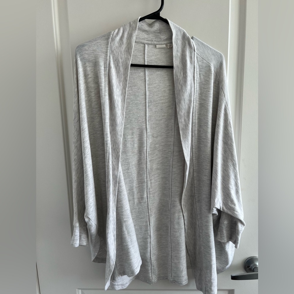 GAP Light Grey Open-Front Cardigan/Wrap – Size M
